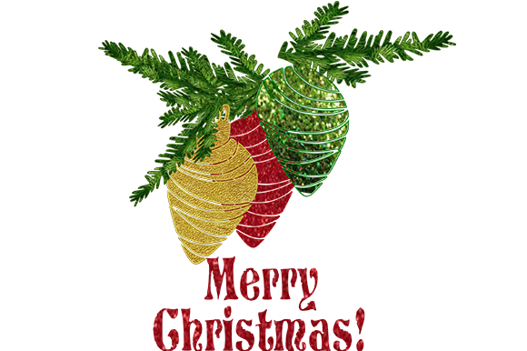 3 Christmas Ornaments Illustrations