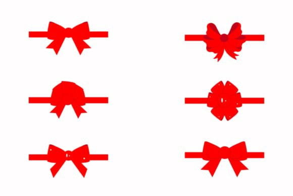 Christmas Gift Ribbon Illustrations