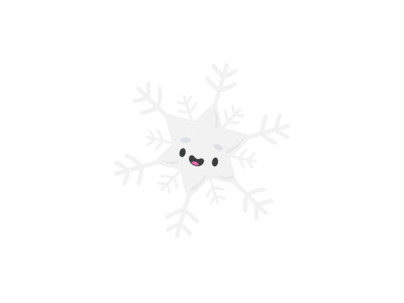 Christmas Illustration Cute Snowflake