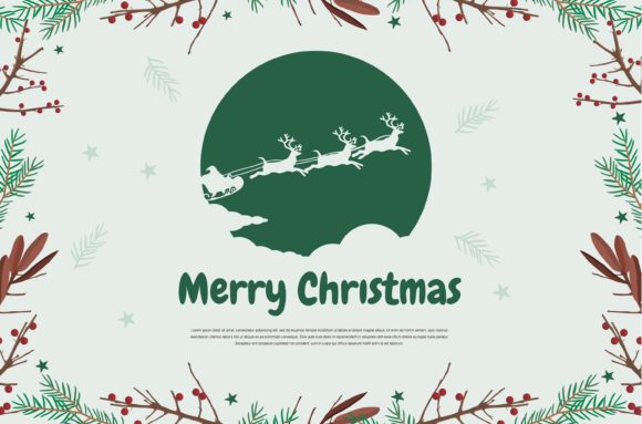 Christmas Illustration Frame