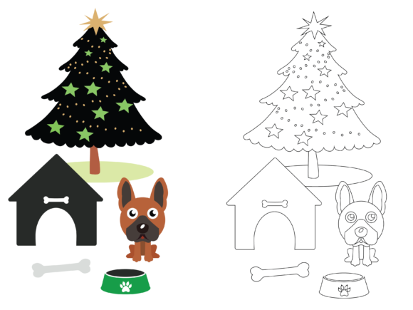Christmas Vector for Editorial Design
