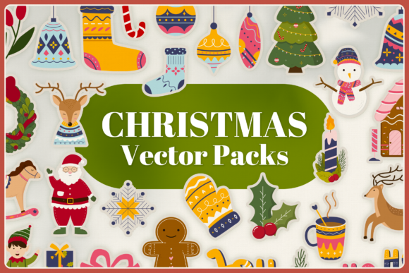Christmas Vector Packs Illustrations