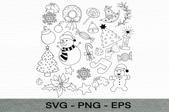 Snow Christmas Illustrations
